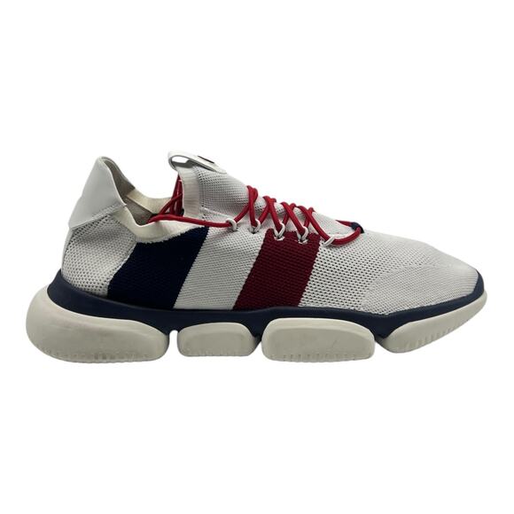 Size 13US - Moncler The Bubble Sneakers White Knit NEW - Picture 1 of 6